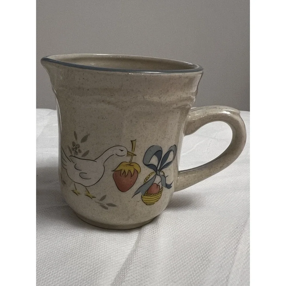 International China Marmalade Geese Sugar And Creamer Set Farmhouse Cottagecore